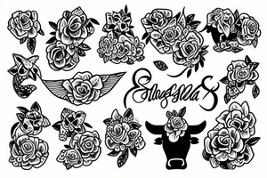 Stella Bean Cow tattoo idea