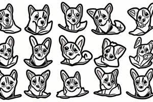 Corgi Cardigan tattoo idea
