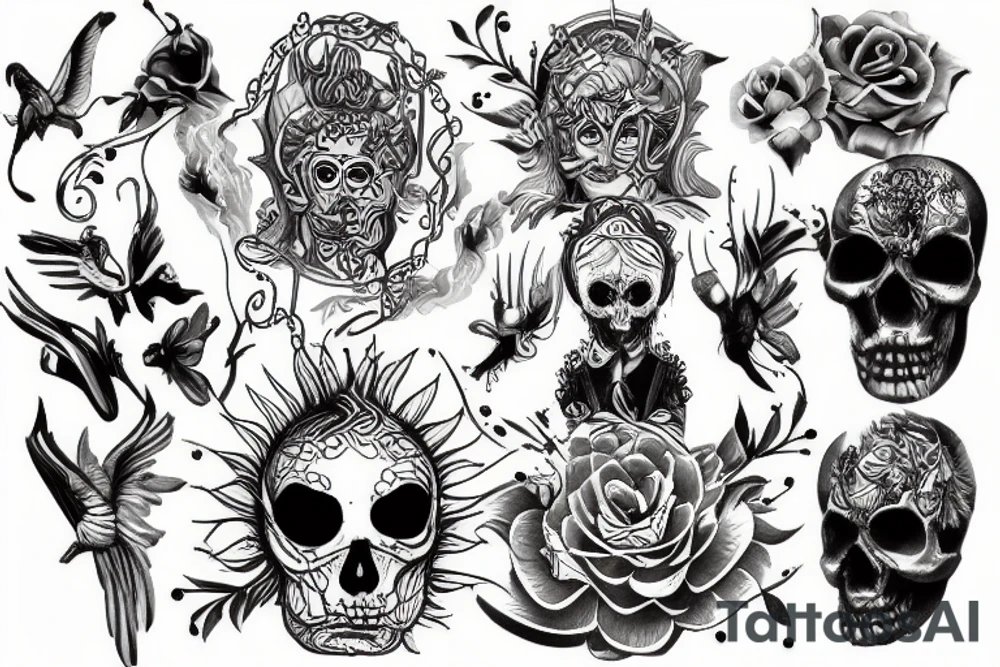 Sculpture tattoo idea