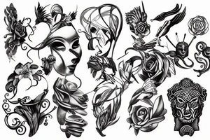 Sculpture tattoo idea