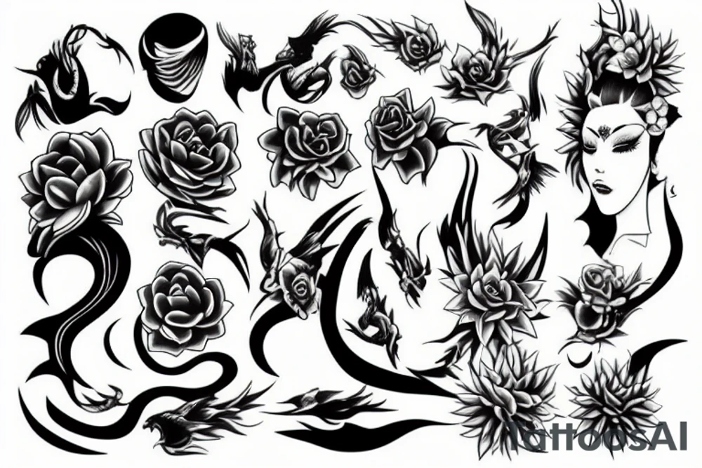Sculpture tattoo idea