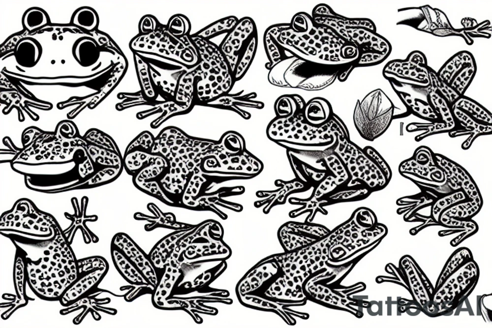 The Frog tattoo idea