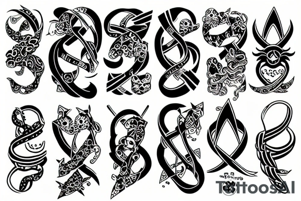 infinity tattoo idea