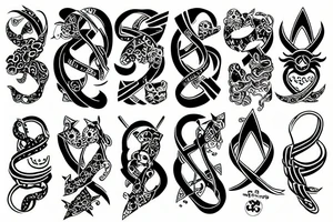 infinity tattoo idea