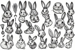 Bunny tattoo idea