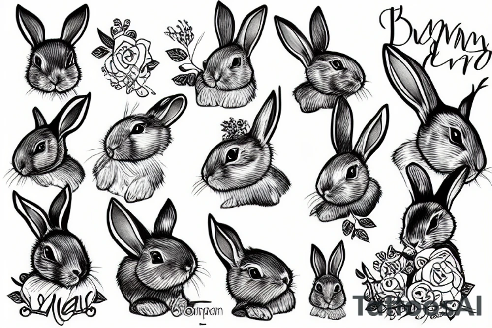 Bunny tattoo idea
