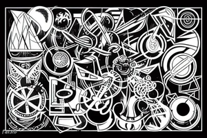 Futurist tattoo idea
