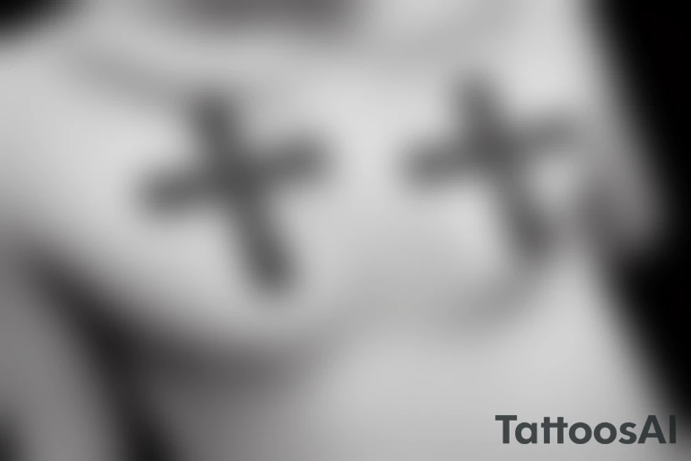 1 Orthodox cross with wheat stalks behind and a maple leaf tattoo idea 1 Orthodox cross with wheat stalks behind and a maple leaf tattoo idea