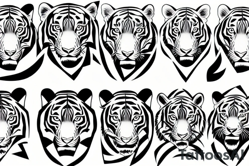 tiger tattoo idea