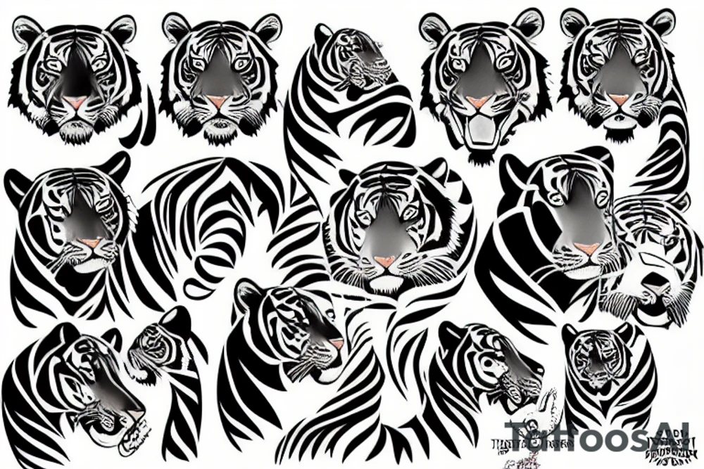 tiger tattoo idea