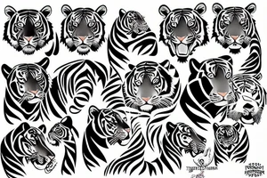 tiger tattoo idea