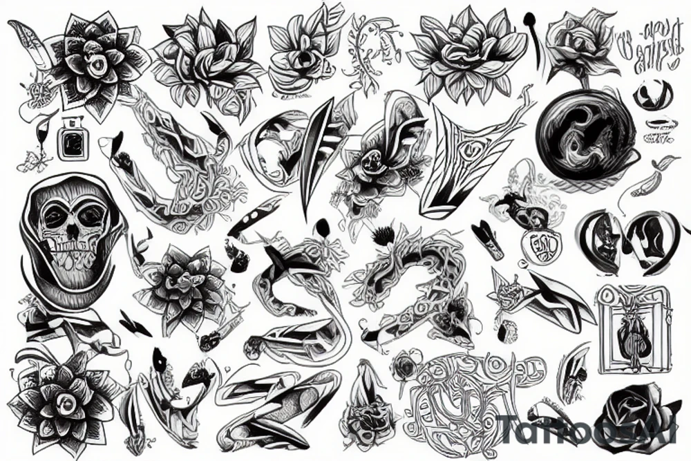 Addictive tattoo idea