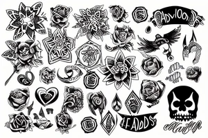 Addicrion tattoo idea