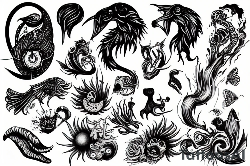 Addicrion tattoo idea