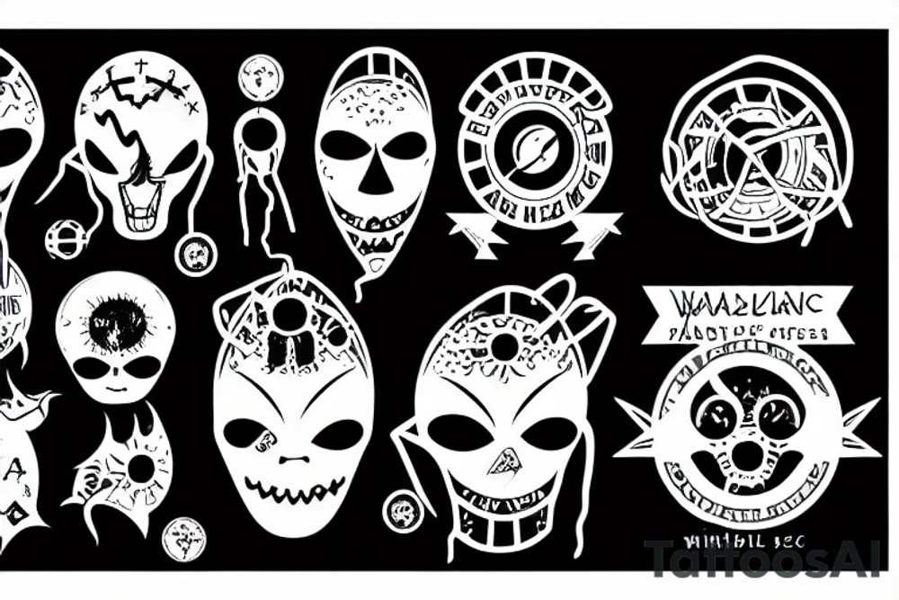 2022, pandemic, world domination, children, panic, sunrise tattoo idea