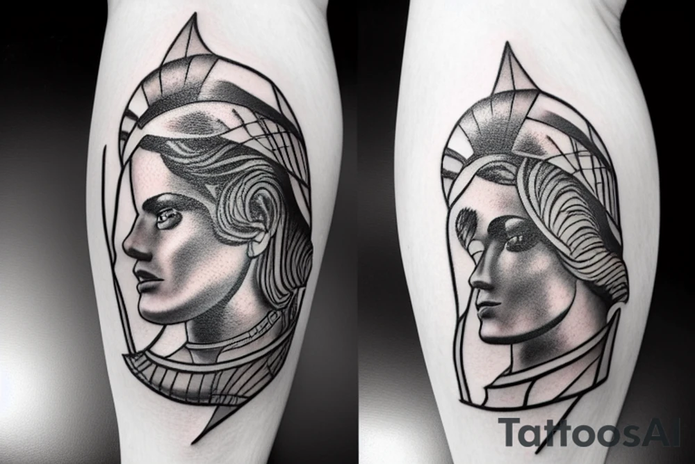 Amphora with Achilles tattoo idea