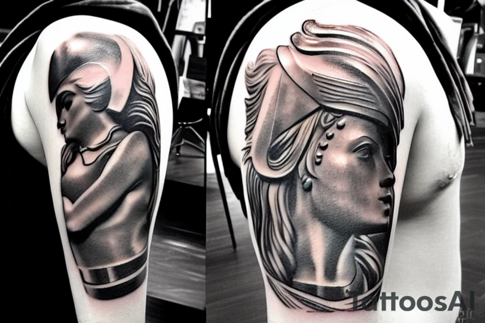 Vase with Achilles on it tattoo idea