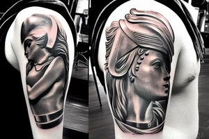 Vase with Achilles on it tattoo idea