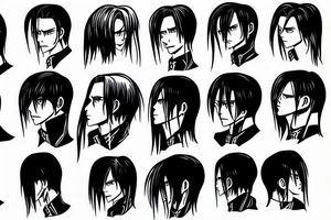 Levi Ackerman from Attack on Titan tattoo idea