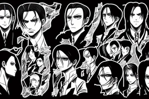 Levi Ackerman from Attack on Titan tattoo idea