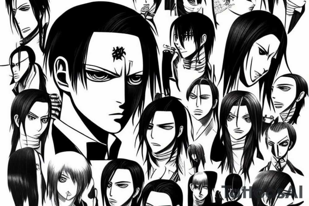 Levi Ackerman from Attack on Titan tattoo idea