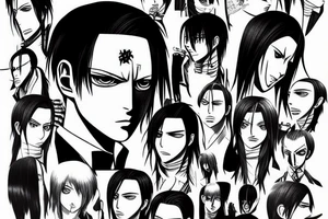 Levi Ackerman from Attack on Titan tattoo idea