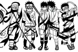 Naruto from Attack on Titan tattoo idea