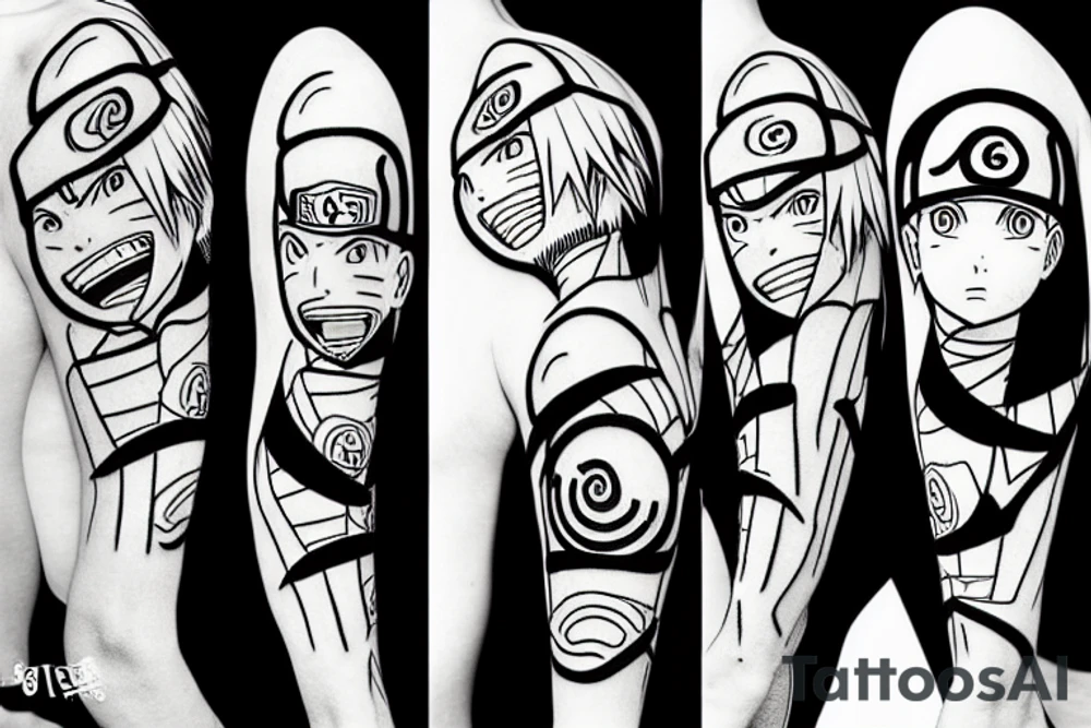 Naruto from Attack on Titan tattoo idea