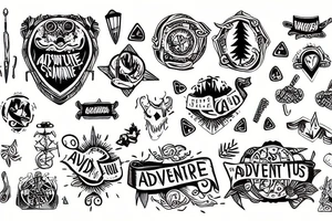 Adventure commitments tattoo idea