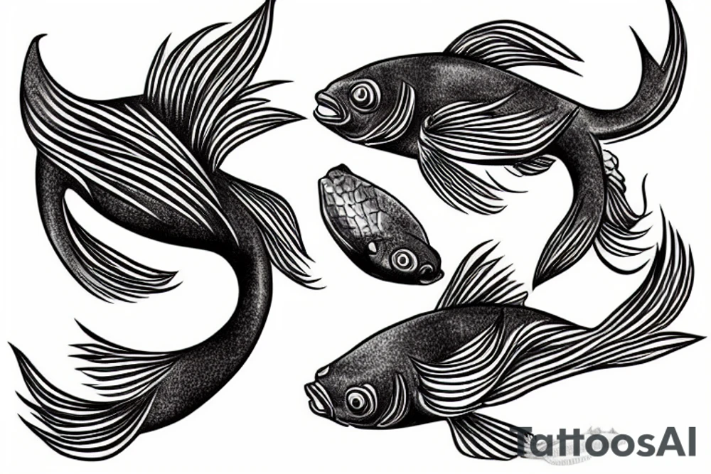 Fish karp tattoo idea