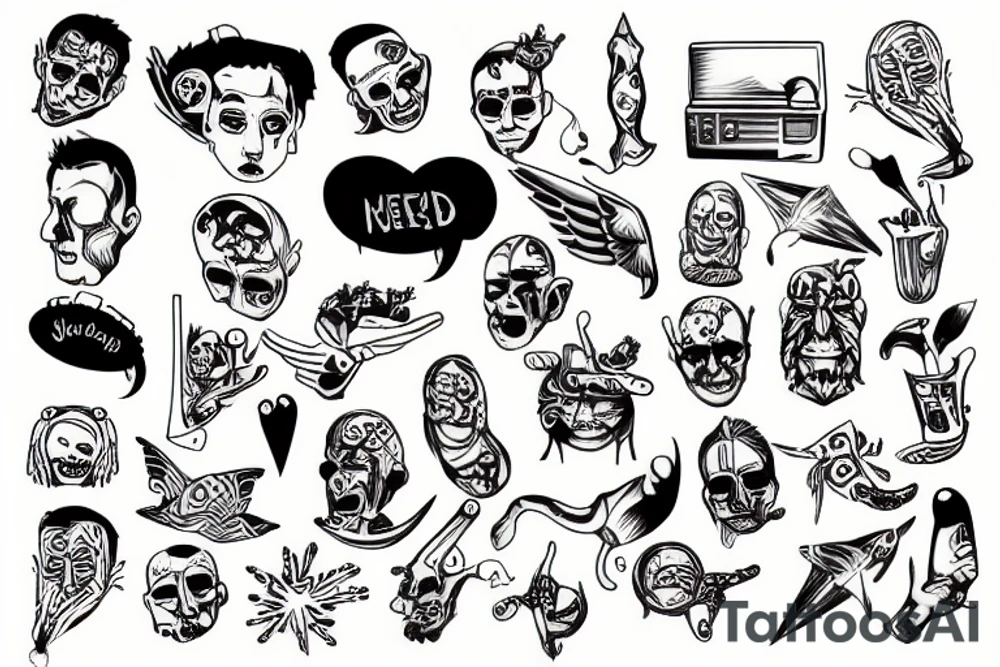 funny mem on weird tattoo idea