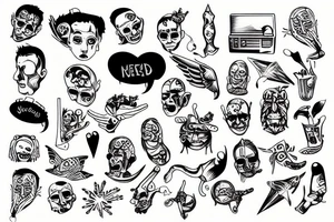 funny mem on weird tattoo idea