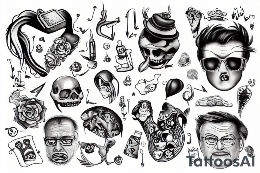 funny mem on weird tattoo idea