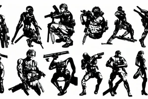 Metal gear solid tattoo idea
