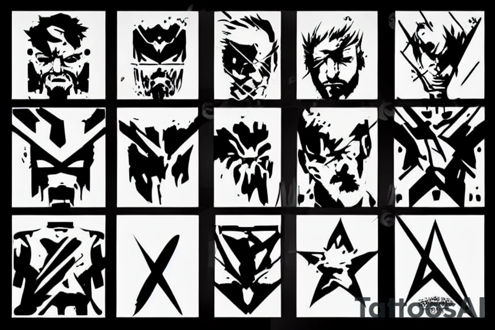 Metal gear solid tattoo idea