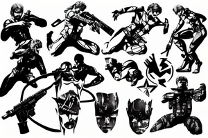 Metal gear solid tattoo idea