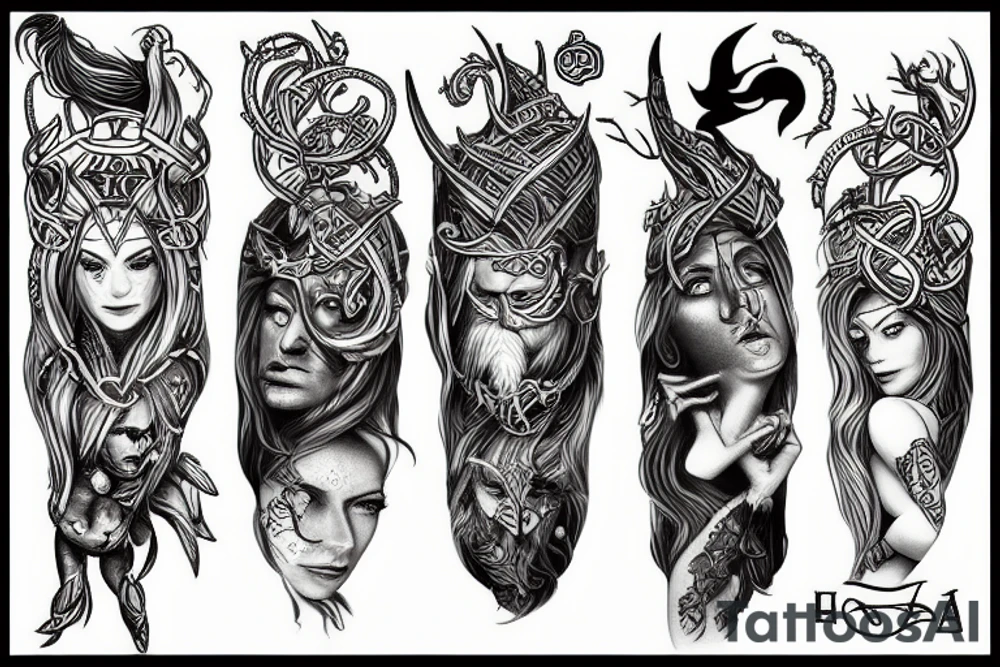 norse mythology tattoo idea