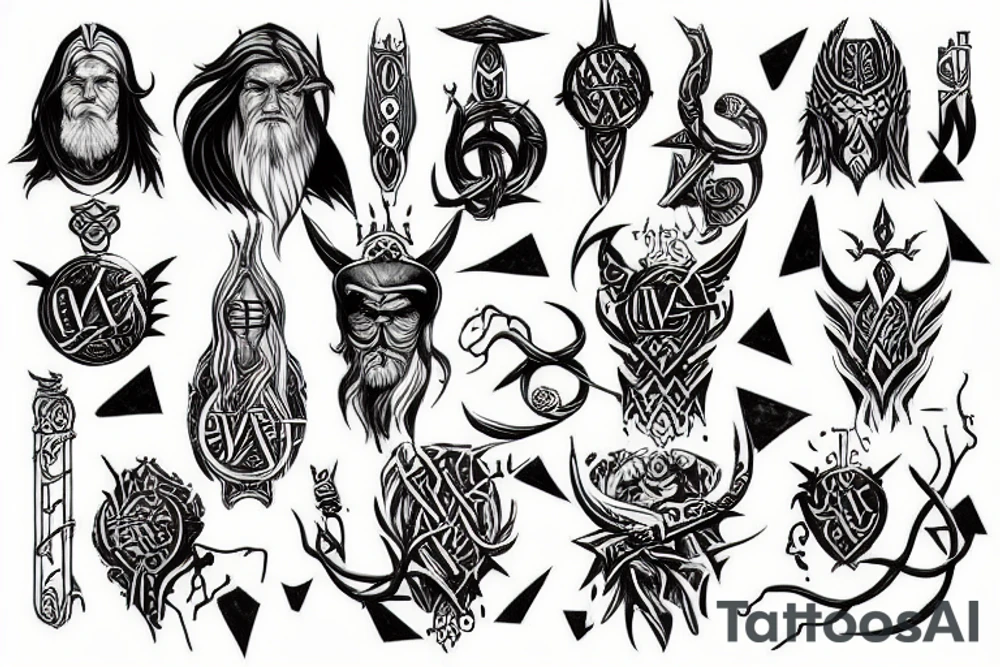 norse mythology tattoo idea