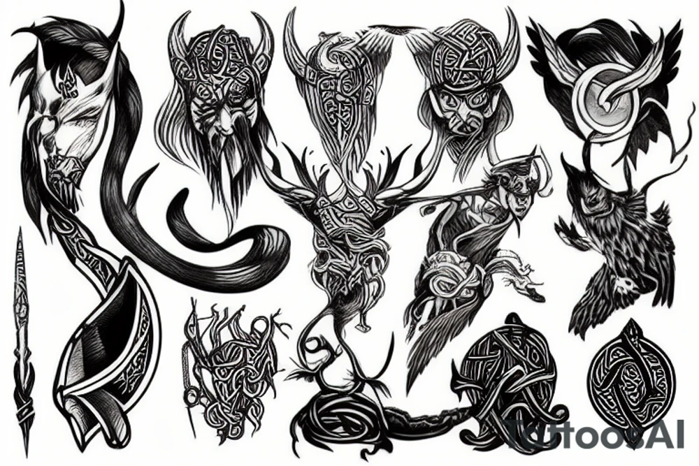 norse mythology tattoo idea