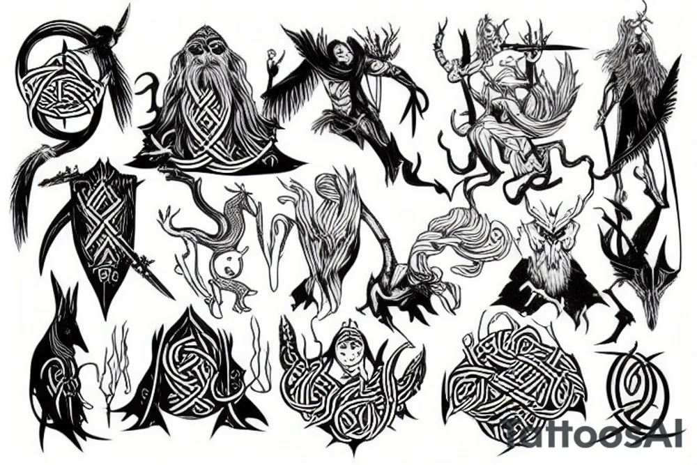 norse mythology tattoo idea