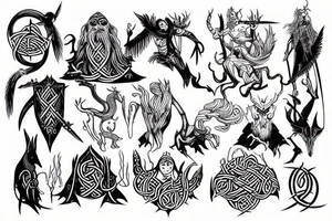 norse mythology tattoo idea