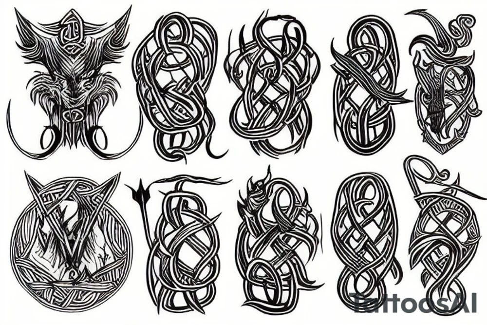 norse mythology tattoo idea