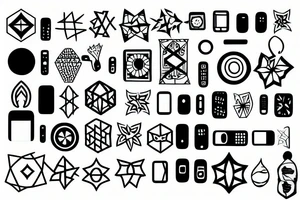 Phone tattoo idea