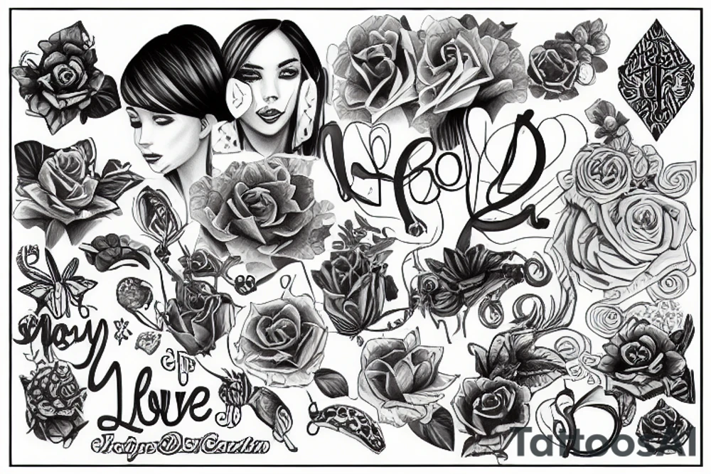 I love You tattoo idea