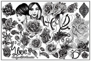 I love You tattoo idea