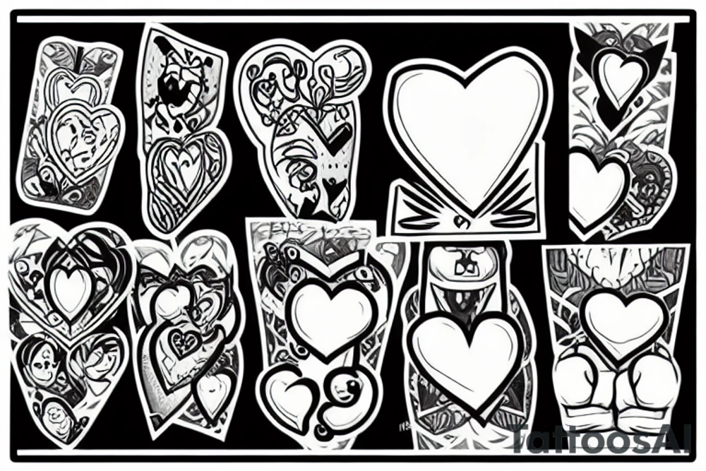 Pixel Heart tattoo idea