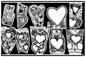 Pixel Heart tattoo idea