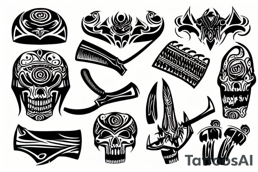 machette tattoo idea