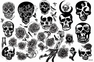 Death is inevitable, suffering is optional 
Death is the ultimate freedom tattoo idea