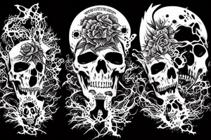 Death is inevitable, suffering is optional 
Death is the ultimate freedom tattoo idea